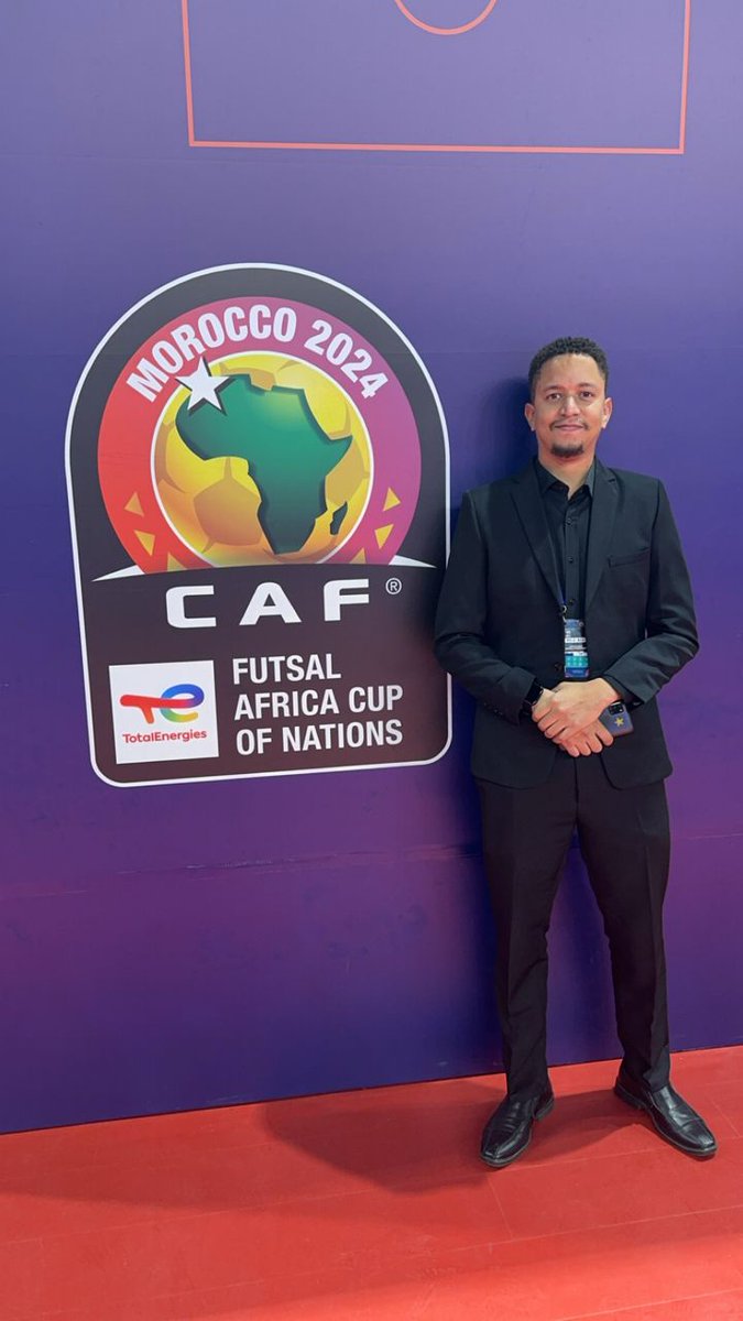 Terminou o CAN de futsal, que foi disputado em Marrocos, e eu fui chamado pela CAF para ser Media Officer da competição

Foi uma grande experiência e o trabalho foi bom, graças aos colegas Houyam Benhammou, @modoubah, Hicham, Marouane e os voluntários

#AFCONFutsal2024 |