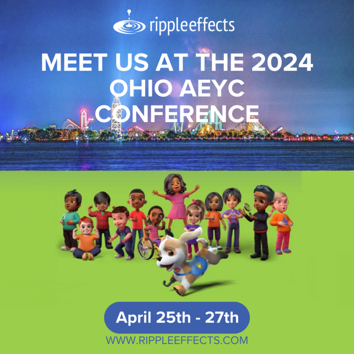 Join Bouncy & @RippleEffects team at @OhioAEYC, April 25-27! Learn how Bouncy's Ready to Learn Resilience empowers kids with vital coping skills for school & life. Don't miss out! #rippleeffects #ohioayec #ece #bouncyworks