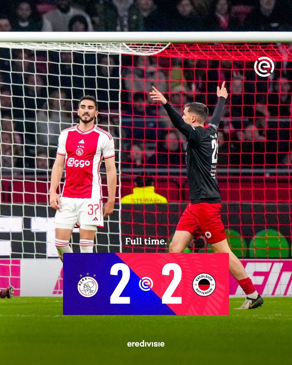 Did Ajax or Excelsior drop two points? 🤔 What do you think? 👇