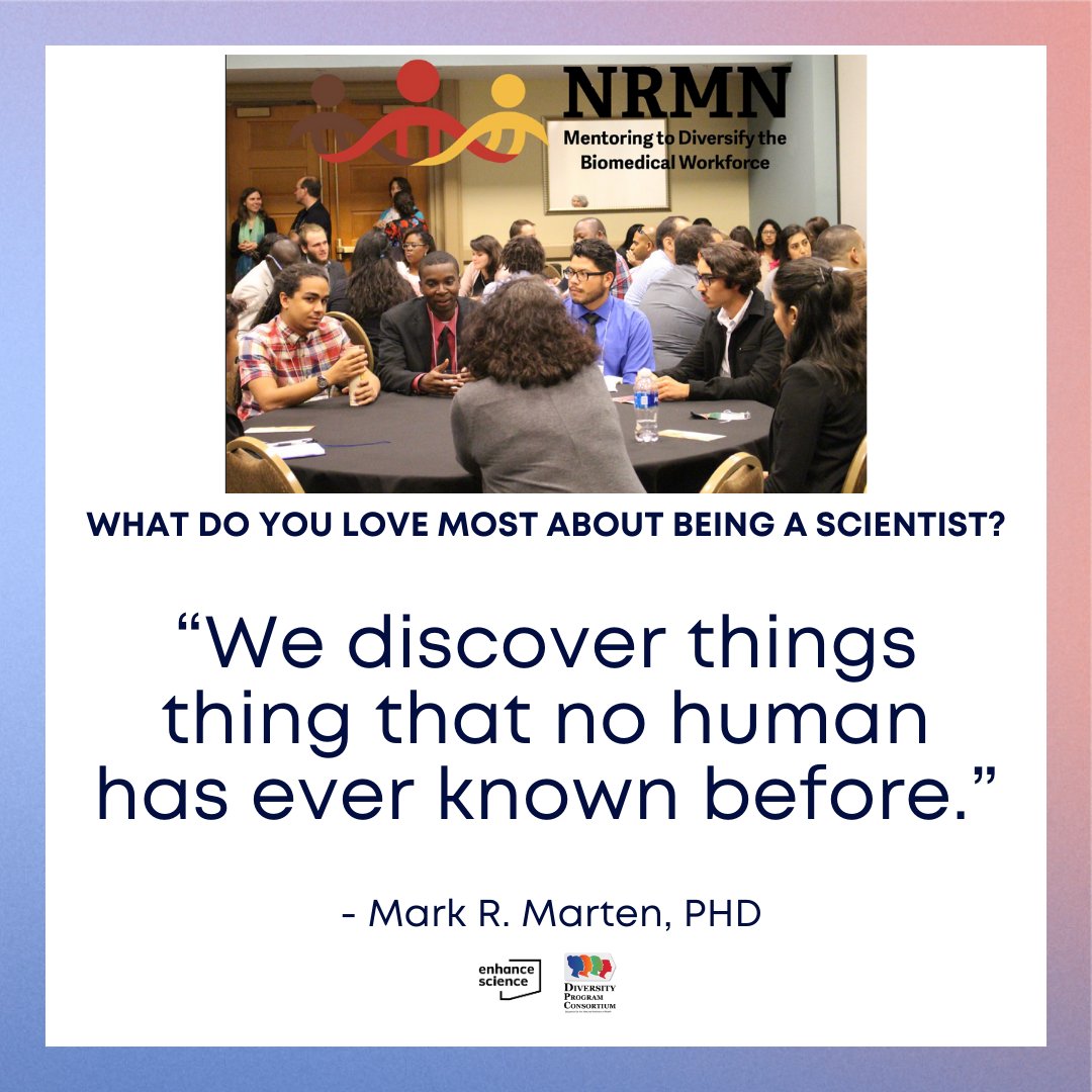 NRMNET's tweet photo. #FaceOfScience Decide to make an impact today by sharing your picture of yourself! This is what representation looks like, #collectiveImpact #Change
What do you love most about being a #Scientist? #NIH @NIHDPC https://t.co/vK7K4FxvGI