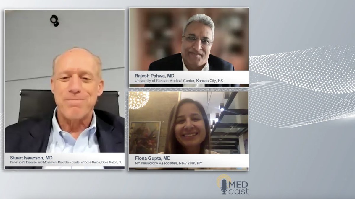 🎙️The latest MEDcast episode features Drs Isaacson, Pahwa, and Gupta who discussed the management of dyskinesia and providing good ON time in #PD, sharing practical tips as well as their experience with current treatments. View now: neurologylive.com/view/dyskinesi…