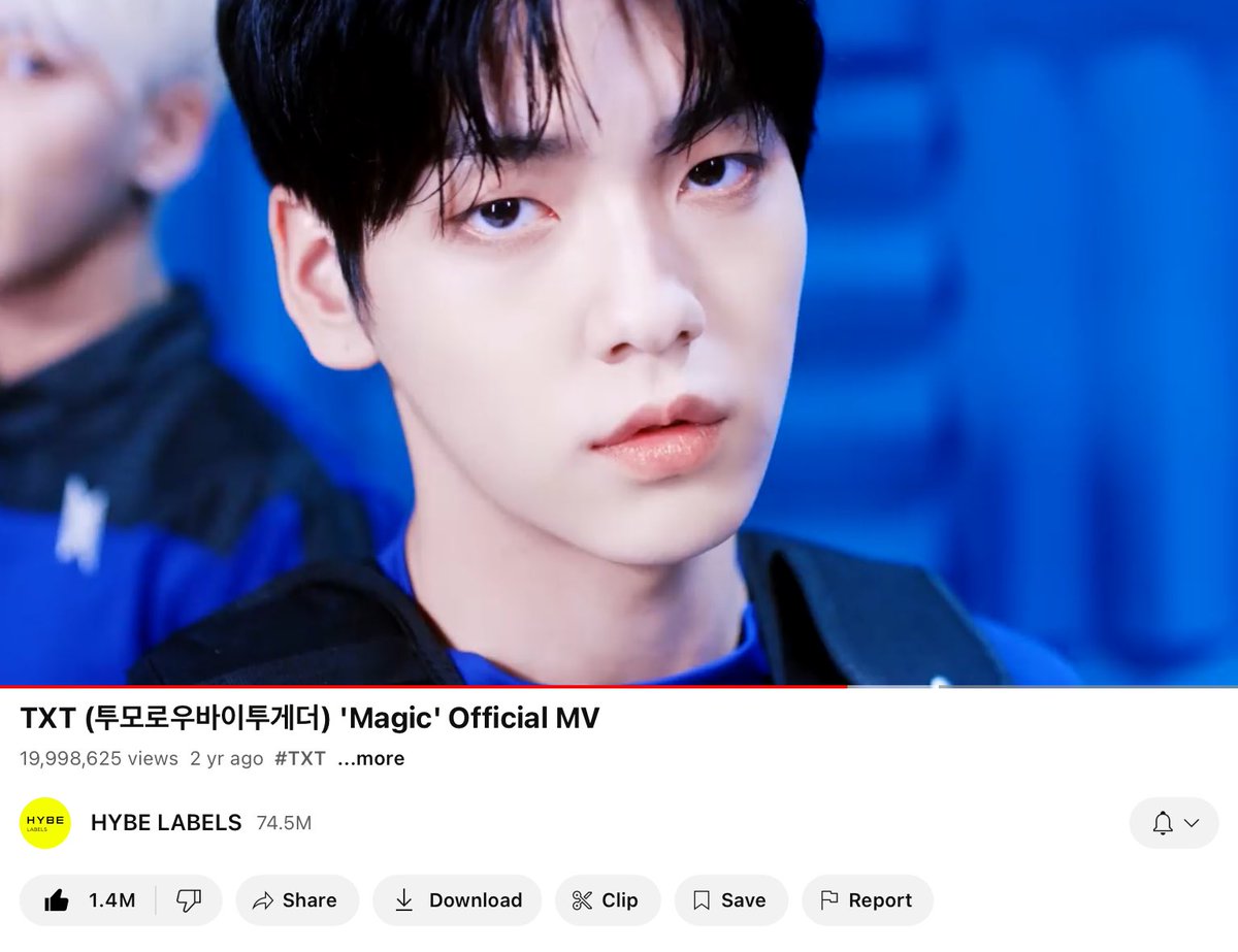 Who doesn’t love a bit of TXT magic, so let’s get it to 20M 🥰

#MOAisONE #streaMOA
#MO4TXT @TXT_members