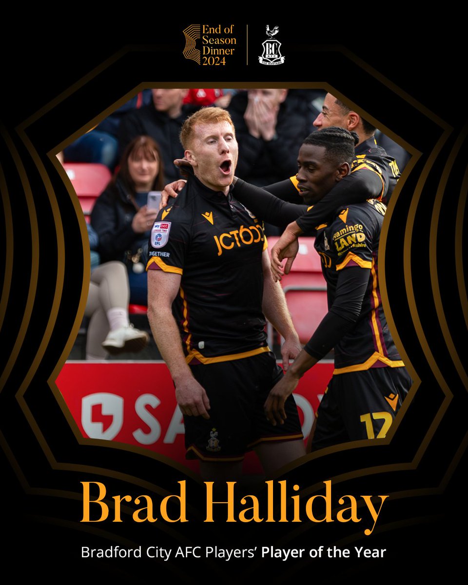 🏆 | Chosen by his teammates, the 2024 #BCAFC Players' Player of the Year: @braddhalliday!