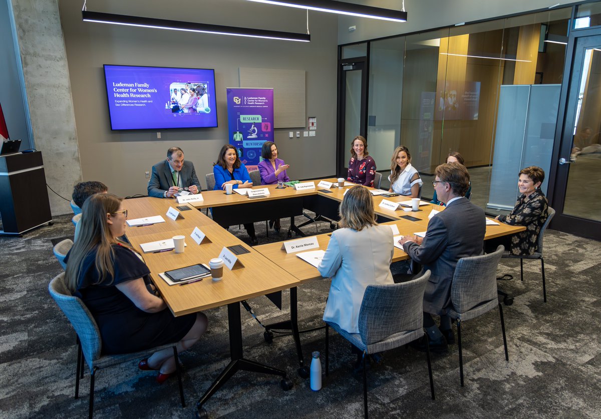 We enjoyed having Congresswoman Diana DeGette on our campus this morning! From cardiology to women’s mental health, diabetes and more, faculty shared highlights of their work at the @LudemanCenter. | #CUAnschutz