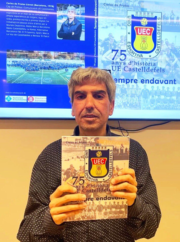Noche emocionante rodeado de amigos/as y gente de fútbol a la que quiero. Repasar negro sobre blanco la historia <a href="/uecastelldefels/">UE Castelldefels</a> es un honor para mi, reto culminado con la sarisfacción del deber cumplido. #75anysHistoriaUECastelldefels

Gracias a todos/as por venir!