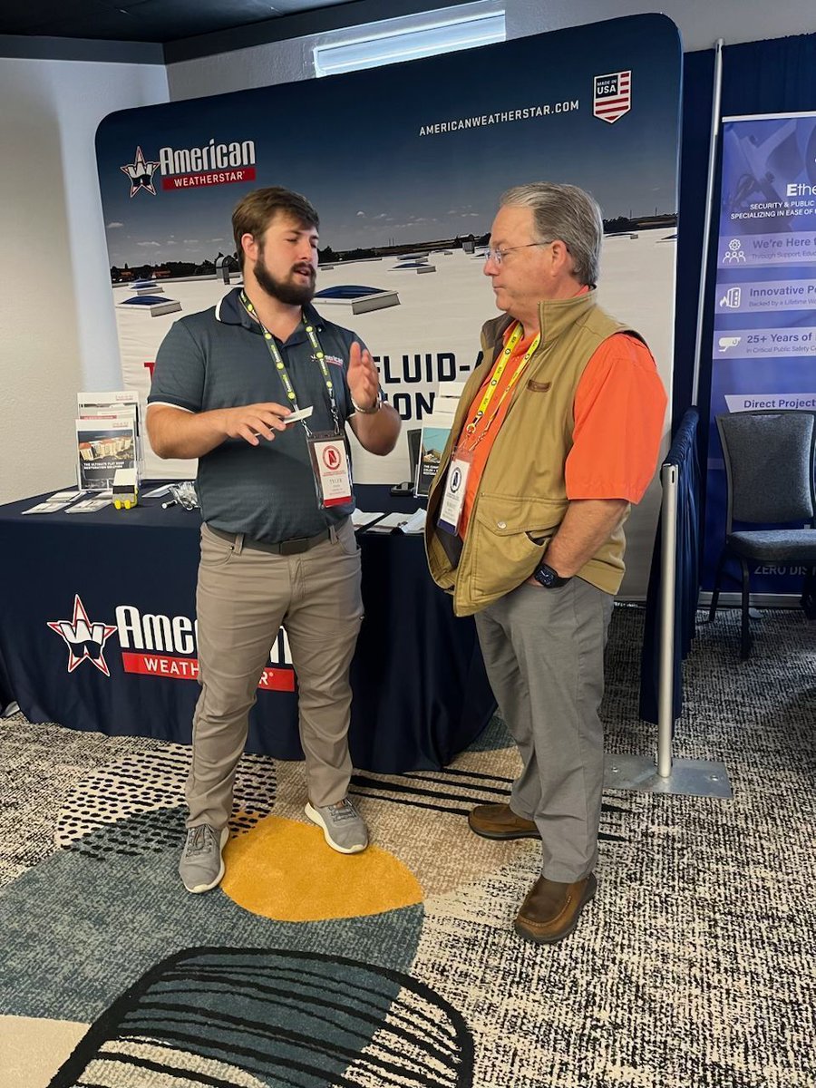 That's a wrap! 🎉 Thank you to everyone who stopped by our booth at ASPMAC. We loved connecting with you & sharing insights about the coating industry.

#AmericanWeatherStar #TeamAWS #Conference #PlantManagement #salesteam #contractor #manufacturer #roofrestoration #roofcoatings
