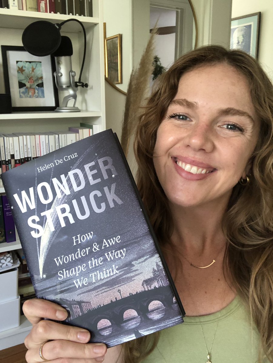 Looking forward to getting into @Helenreflects’s new book, Wonderstruck! She was a phenomenal @overthink_pod guest awhile back (check out our Science Fiction episode 💙) and I admire her lucid way of writing and thinking