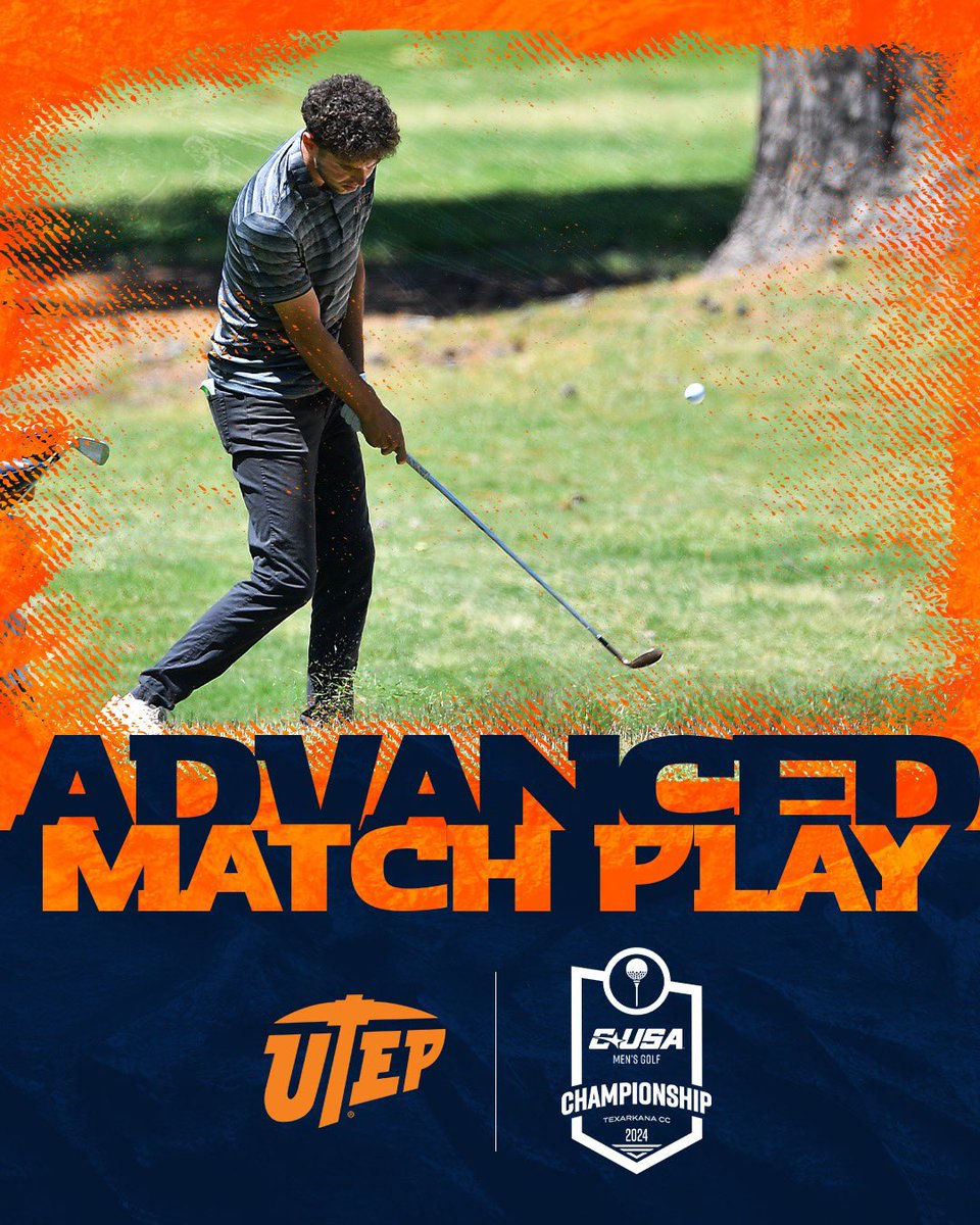 Miners advance to 𝐌𝐚𝐭𝐜𝐡 𝐏𝐥𝐚𝐲 for the first time since 2017‼️ #PicksUp ⛏️ #CUSAgolf ⛳️