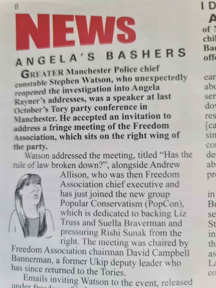 The Police Chief investigating Angela Rayner was a speaker at the 2023 Tory Conference.

He spoke at an event supporting Braverman and Truss, chaired by a former UKIP deputy leader.

James Daly wanted him to become Met Police Chief. He reported Rayner to the police.
#ToriesOut657