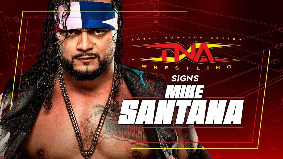 It's official Mike Santana  is back in TNA Wrestling 🇵🇷🇵🇷🇵🇷🇵🇷 #TNAiMPACT #TNAWrestling