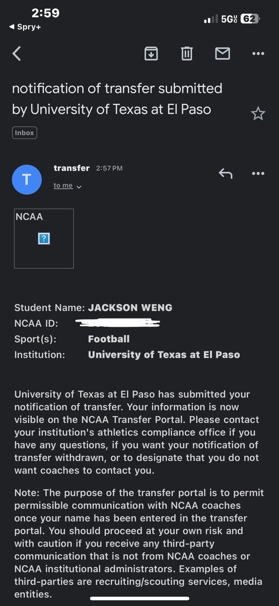 Thank you to UTEP for the love and support that I am beyond grateful for. But it’s time I do what’s best for my future. With that being said, I am entering the transfer portal with 4 years of eligibility left.