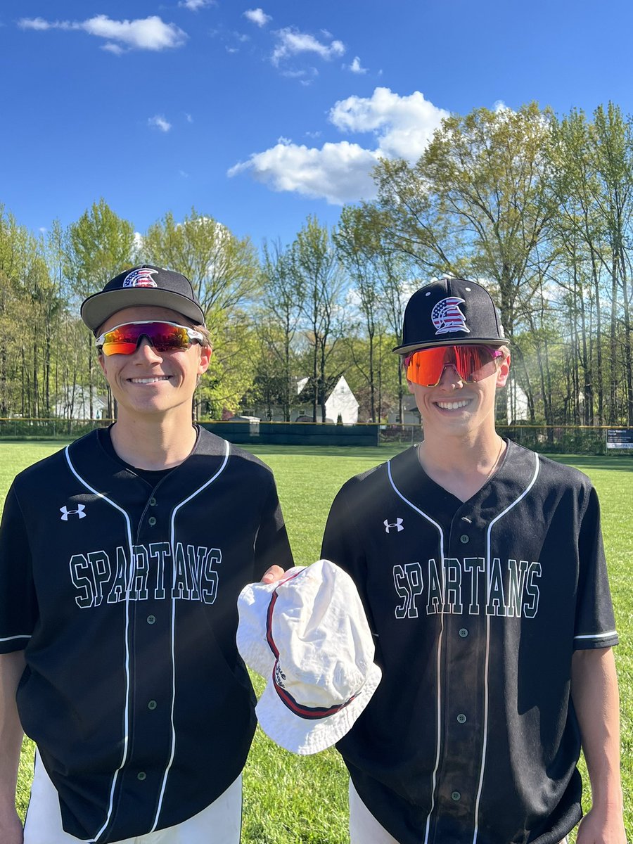 HAVE A DAY HAT goes to two players who came off the bench and contributed 2 hits in the victory over Newark Charter. Congratulations T Sinko and J Papili