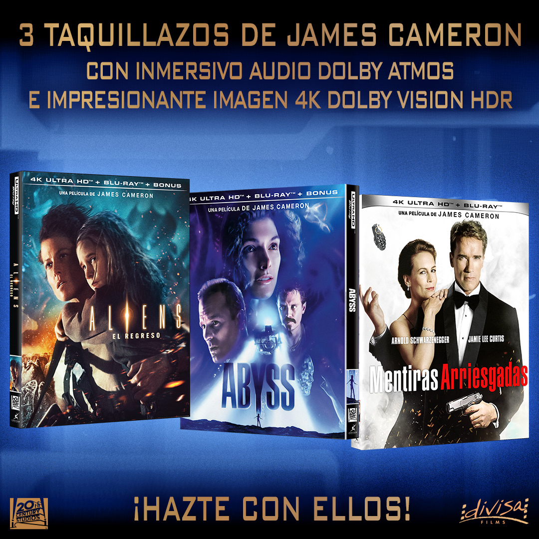 #SORTEO 

Llévate uno de los 6 packs formadas por: #AliensElRegreso #Abyss y #MentirasArriesgadas 

REPOSTEA + SÍGUENOS ( <a href="/MoobysEs/">Moobys.es</a> &amp; @divisahomevideo ) + INVITA A DOS AMIGXS A PARTICIPAR + RESPONDE ¿CUÁL ES TU PELÍCULA FAVORITA DE JAMES CAMERON?

Info: moobys.es/2024/04/llevat…