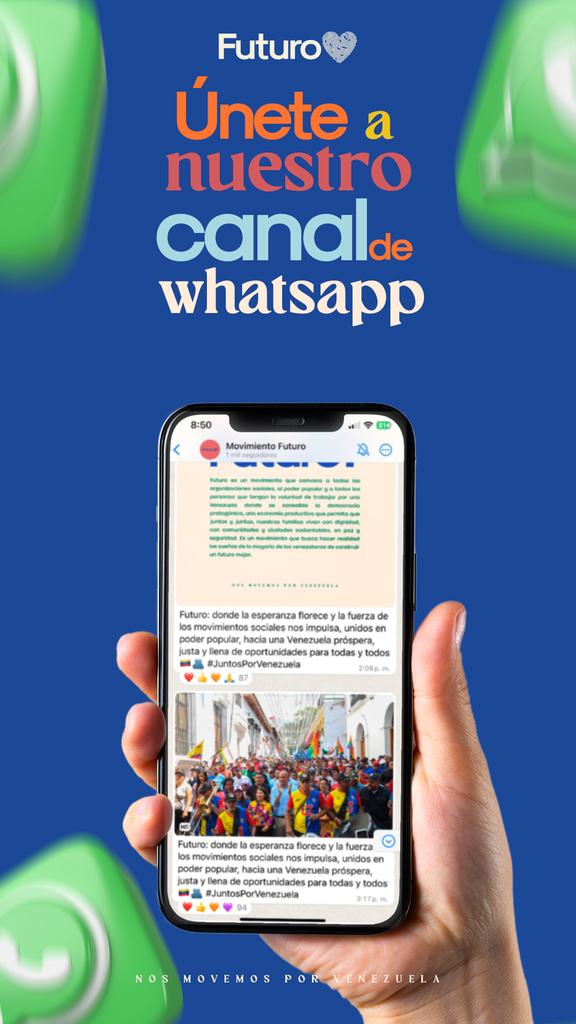 ¿Nos sigues en nuestro canal de WhatsApp? Entra y disfruta del contenido del Movimiento Futuro. 👉🏻 bit.ly/44da3aM