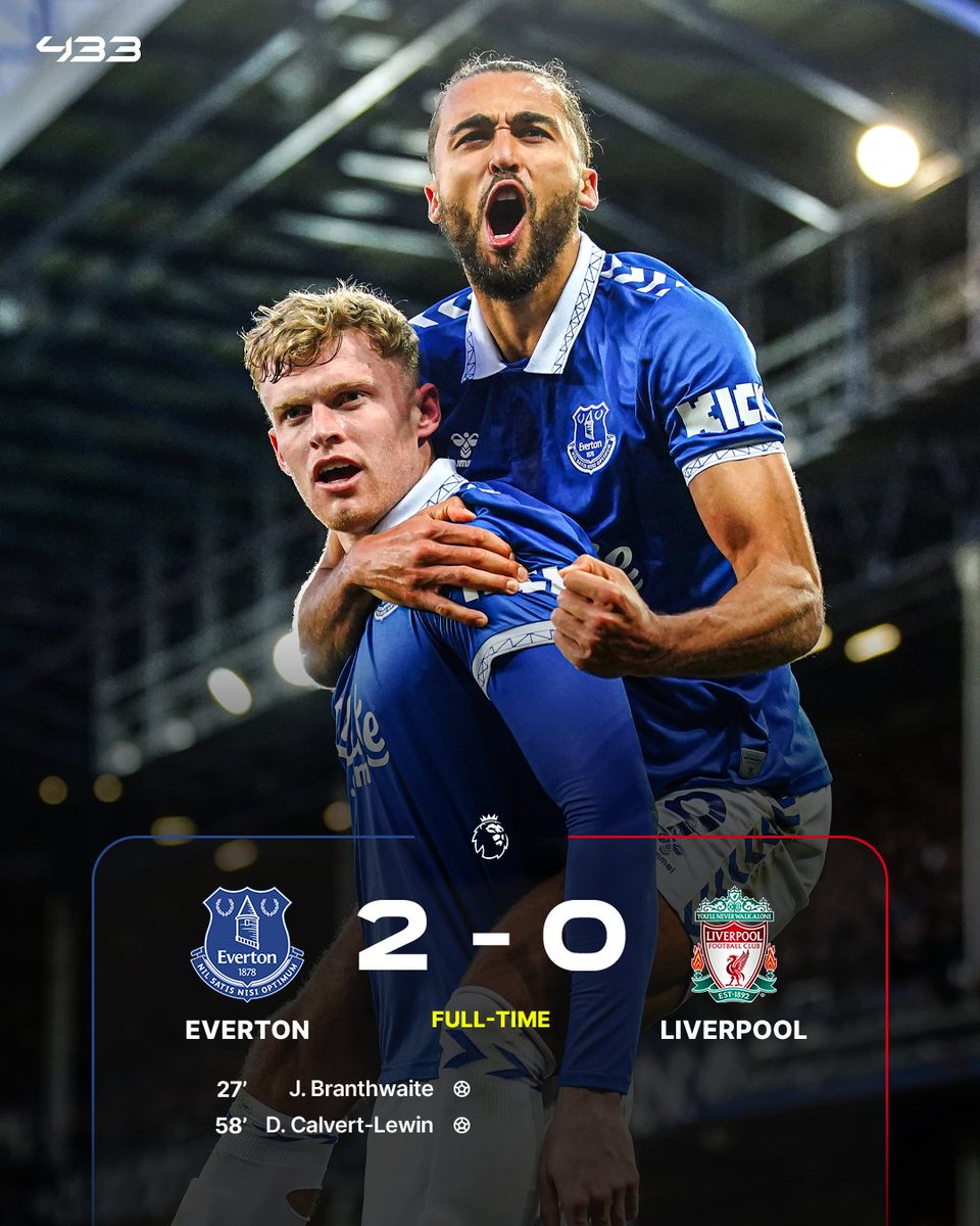 EVERTON WIN THEIR FIRST MERSEYSIDE DERBY AT GOODISON PARK IN 𝟏𝟒 𝐘𝐄𝐀𝐑𝐒 💙🍬