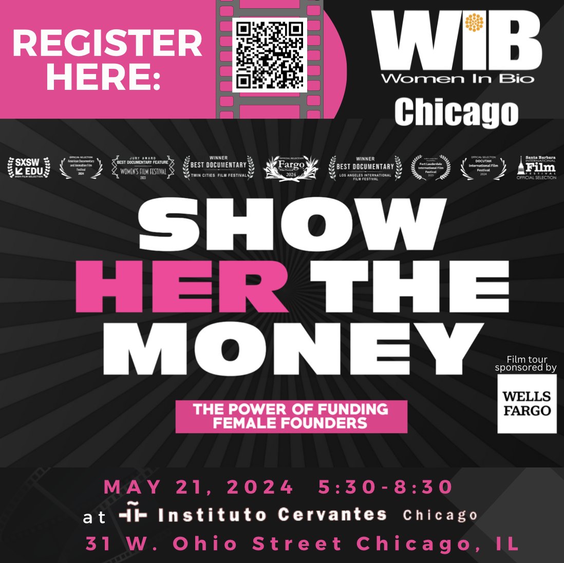 🚀 Exciting news! Registration is now open for our upcoming screening of 'Show Her The Money'! 🎬

Register here: lnkd.in/g6TyHcVs

🌟 #ShowHerTheMoney #WomenInBusiness #VentureCapital #EqualityNow