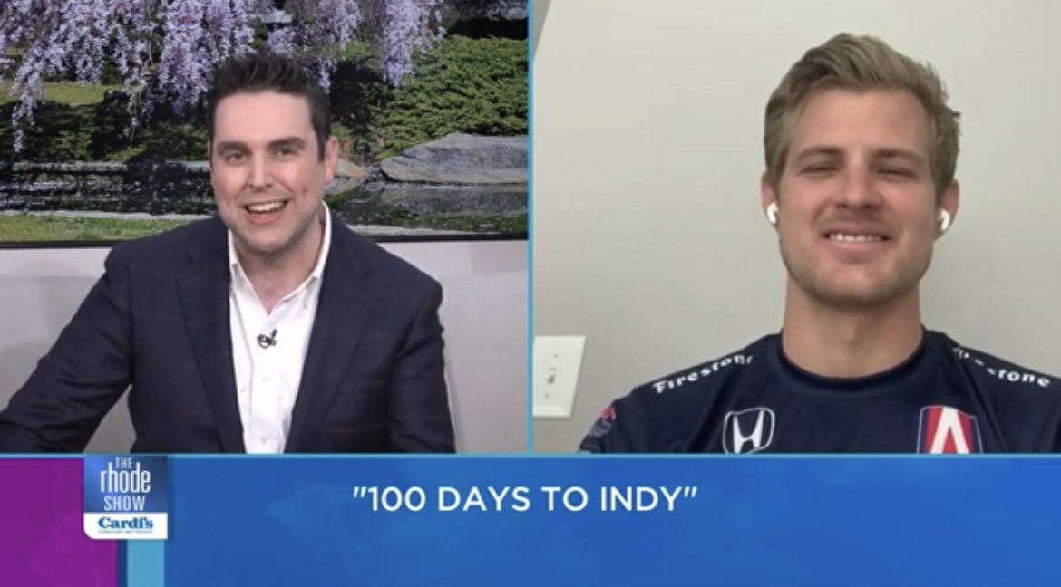 Very cool to chat with 2022 Indy 500 winner @Ericsson_Marcus on @TheRhodeShow today! Don’t miss ‘100 Days to Indy’ on @TheCW/@TheCWProvidence. Catch our full interview here: wpri.com/rhode-show/don… #Indy500 #GreatestSpectacleInRacing