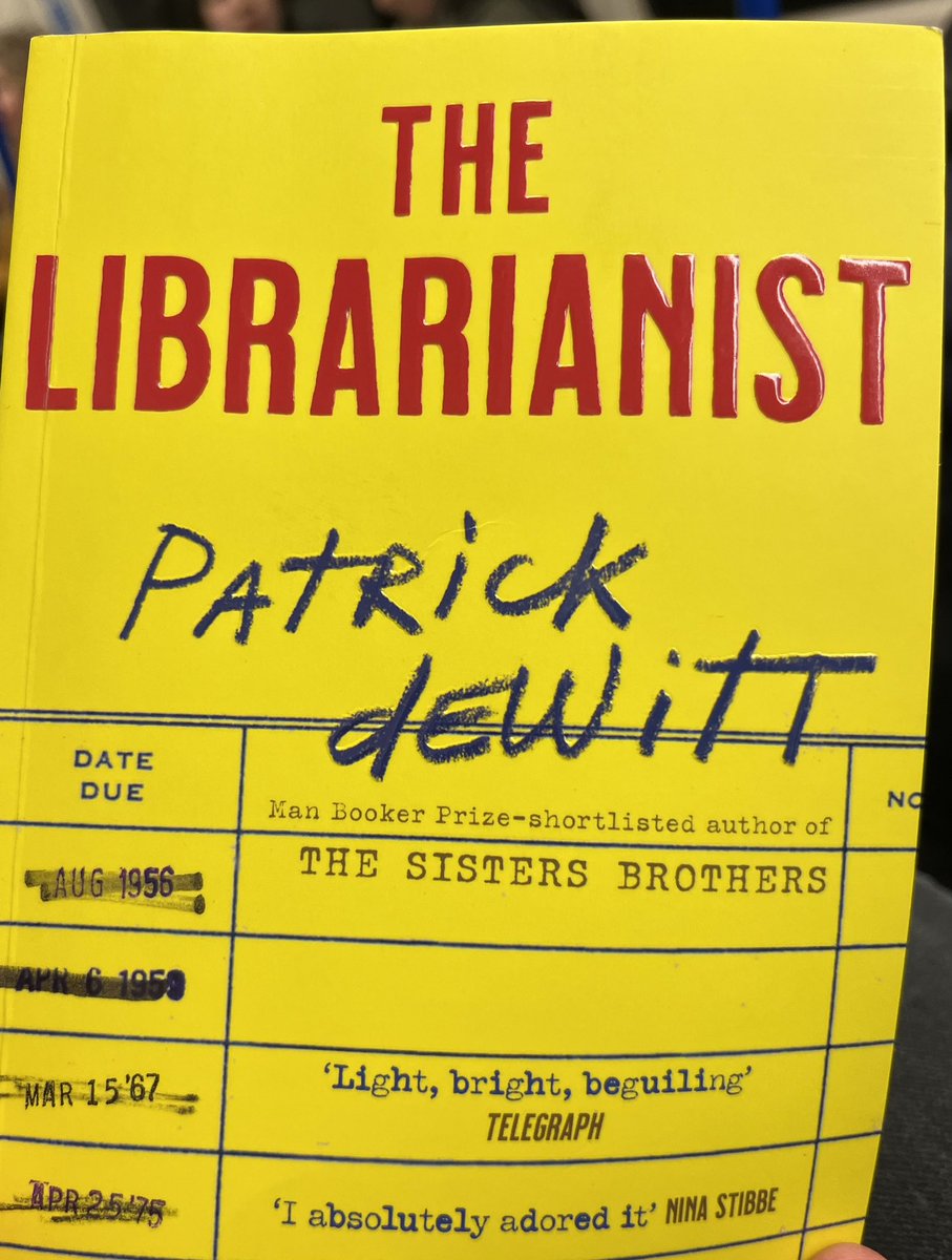 ‘When we gamble, we are asking the universe what we’re worth, and the universe, terrifyingly, tells us.’ Please read this wonderful new novel by Patrick de Witt. It is comforting as soup, with shots of pepper so strong your breath is ripped from you. Thank you @booksellercrow