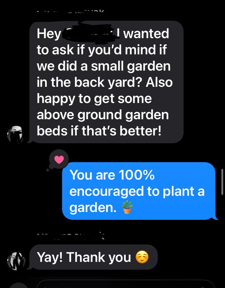 My tenants love me. Why not let them plant a garden?! 🥕 
#landlordtips