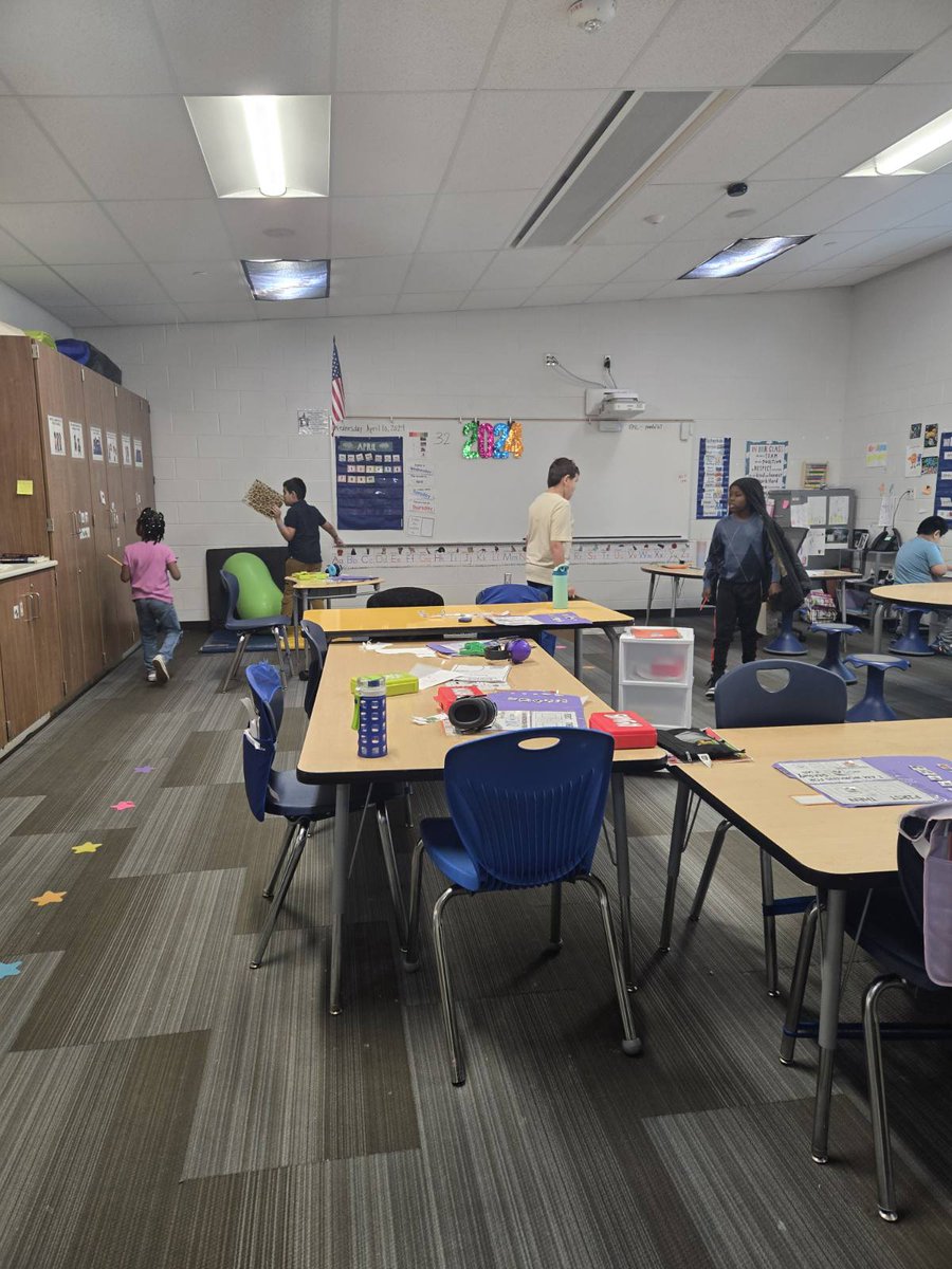 PREPRIDE's tweet image. Math vocabulary, scavenger hunt style!  Students reviewed math and used teamwork to find hidden words.