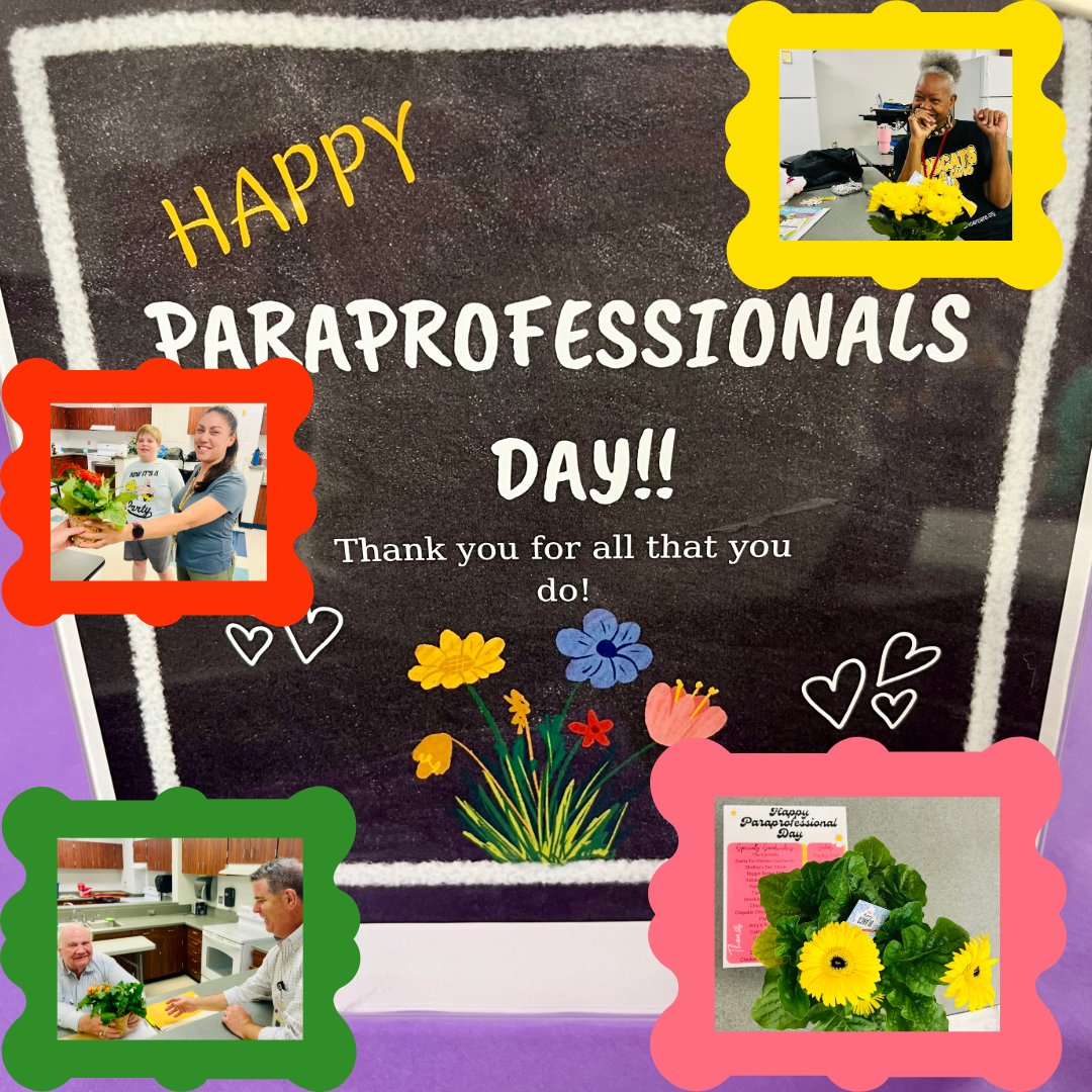 Our #Paraprofessional staff is dedicated, hardworking & love our Bobcats. Who could ask for anything more? Thank you to these amazingly skilled people that are always ready to share a smile & give a high 5. ❤💙🐾💐#AlwaysBlooming #WeAreMiller #BuildPearlandProud