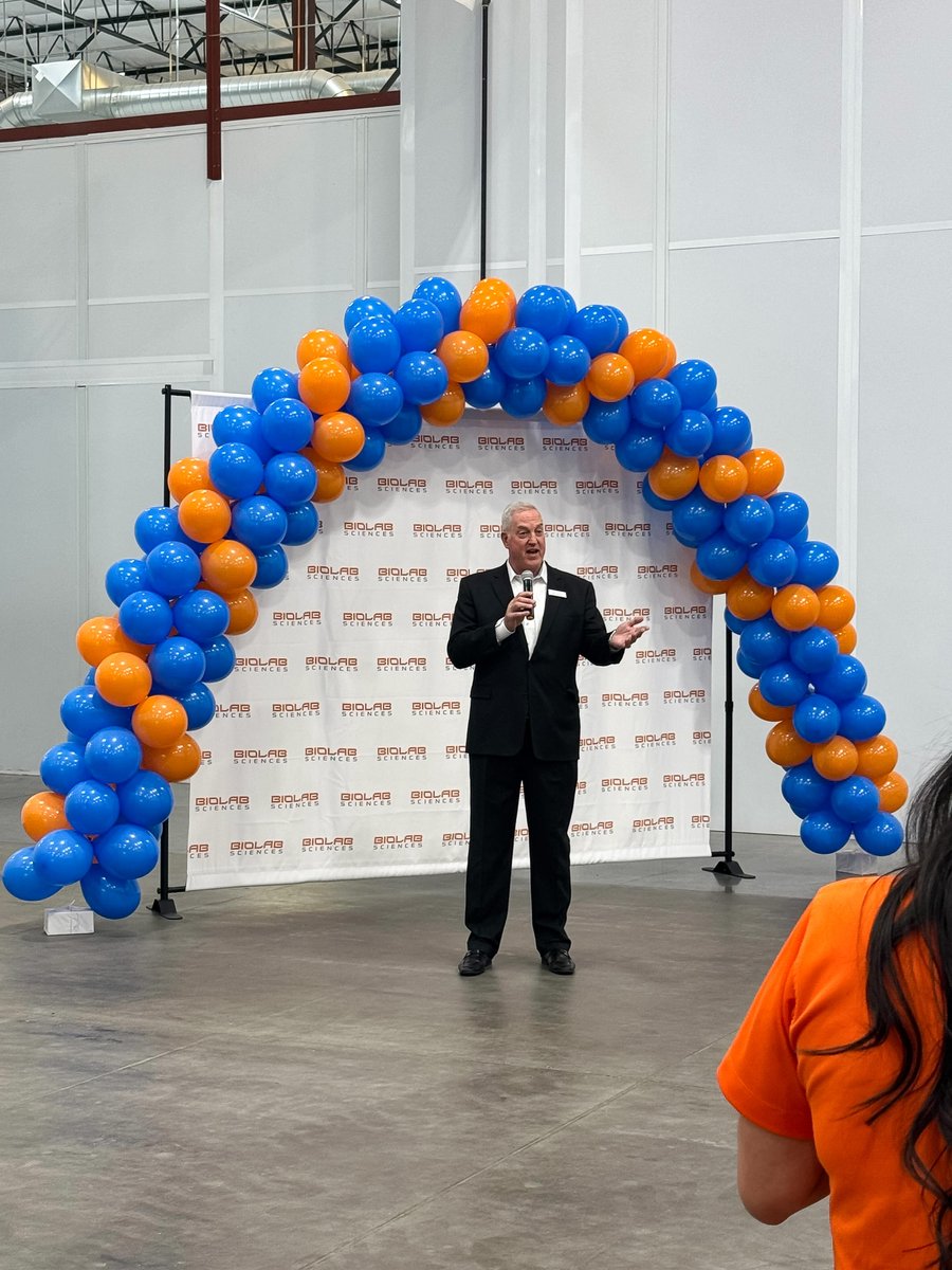Congrats, @BiolabSciences, on the opening of a new facility in @CITYOFMESA, dedicated to manufacturing & R&D for the company's innovative wound care products. @AZBio @ceigateway #MesaAZ
