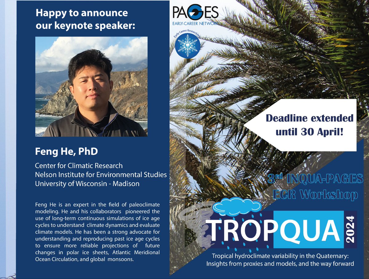 We are thrilled to introduce our first keynote speaker for TROPQUA 2024, Dr Feng He. There is still time to submit your abstract. inquaecr.wixsite.com/tropqua #tropqua