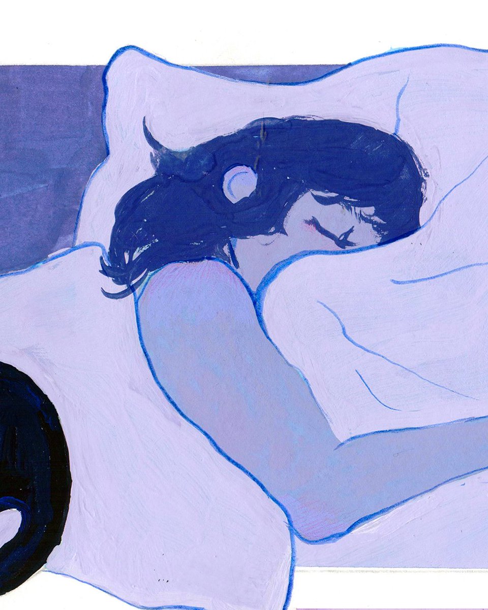 aylapng's tweet photo. Here’s a comic layout that I painted a couple of months ago. I’m very fond of lazy mornings where I can slowly wake up, so I focused on that sentiment here (and of course I had to include a cat). 🐈 https://t.co/qe2une6tp0