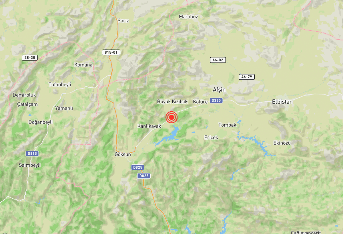 #deprem #DEPREMOLDU #SONDAKIKA #Kahramanmaraş
        
Yer: Karaomer-Goksun (Kahramanmaras)
Büyüklük: 2.1
Derinlik: 5 km
Tarih: 2024.04.25 00:02:20
Konum: google.com/maps?q=38.1498…