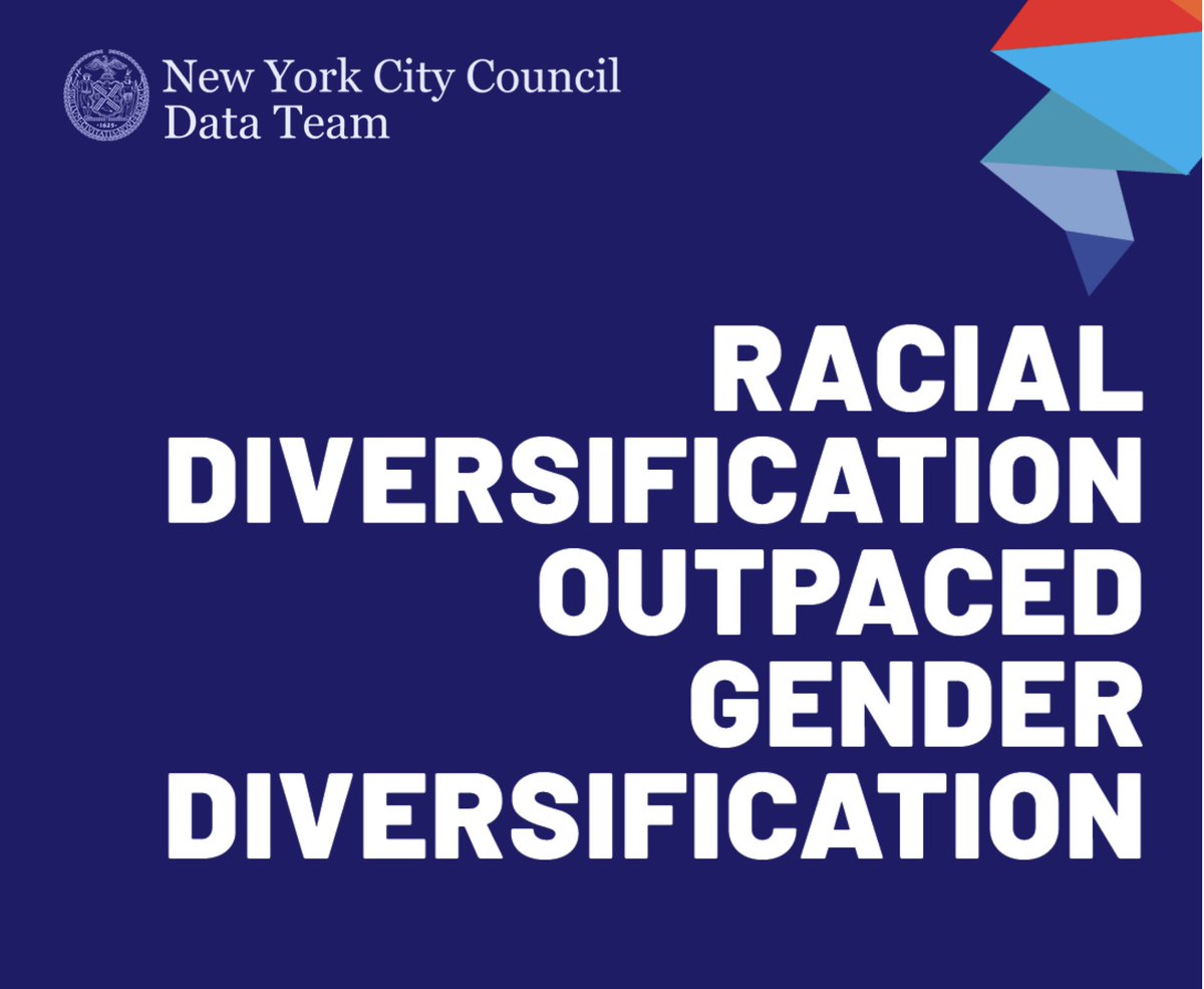 NYCCouncilData's tweet photo. Using @NYCDCAS #data, several agencies' racial/ethnic &amp; gender makeup differ greatly from NYC's like FDNY and Sanitation. 

➡️ Read more about this in our 'Racial Diversification Outpaces Gender' section: https://t.co/2AQKcqCOQx https://t.co/2CqC0tUopG