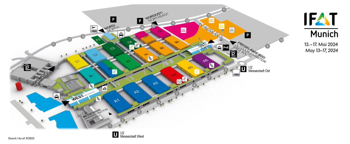Goduni_Int's tweet photo. The IFAT worldwide in Munich is in less than 3 weeks ♻️🌏 We are already looking forward to welcoming interested experts, decision makers, stakeholders on May 14 in hall A52 from 10:00 to 12:30 am to a special event on defossilisation
➡️ Register online at https://t.co/hKw8oxG771 https://t.co/XmpfyfAkeO