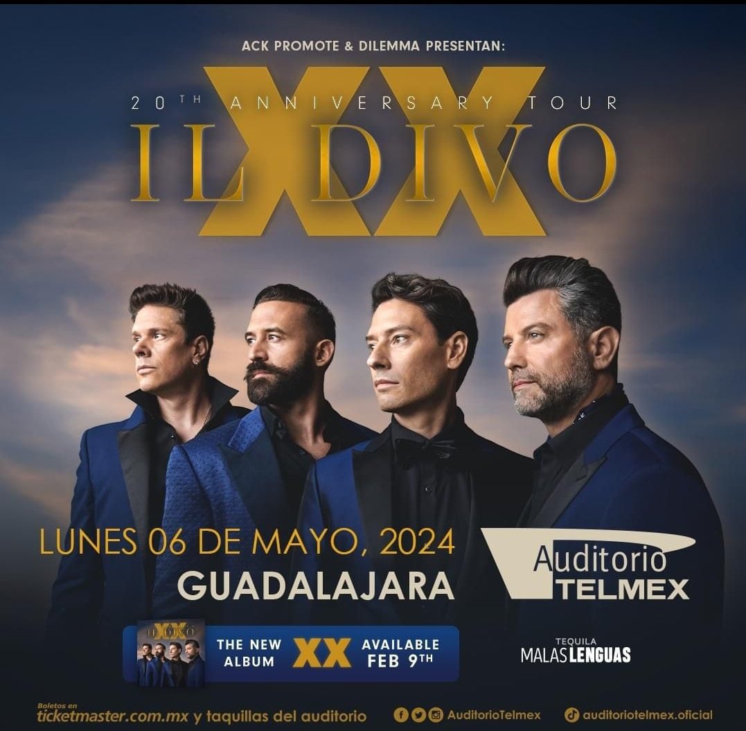 viborildasigue's tweet photo. QUIERES IR A VER A LOS MARAVILLOSOS Y SIEMPRE ELEGANTES  CHICOS DE @ildivoofficial ?
TE INVITAMOS @AuditorioTelmex ,
@AdrianaFregosoM   y 
#LasLocurasDeViborilda @viborildasigue
Da LIKE
Y RT  PARA PARTICIPAR
RESULTADO : MARTES : 30 DE ABRIL https://t.co/tEPRwinpl6