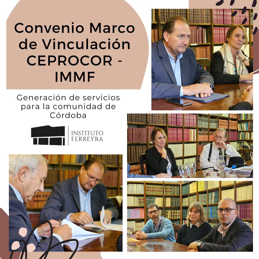 📍 El día 24 de abril de 2024 nuestro instituto firmó un convenio de cooperación con el Centro de Excelencia en Productos y Procesos (CEPROCOR) del Ministerio de Producción, Ciencia e Innovación Tecnológica de la Pcia. de Córdoba. ⬇️