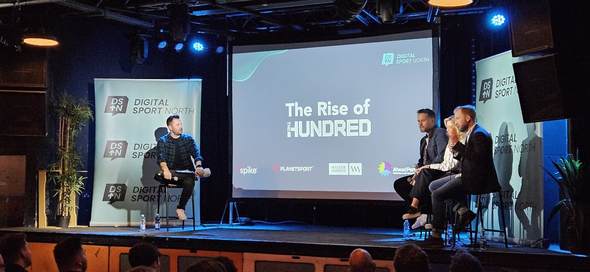 Compelling chat this evening @Belgrave_Leeds about The Rise of The Hundred in cricket. Fabulous insight from the panel, top presenting from @itsrichwilliams and 'great questions' (😉) from the audience. Look forward to attending more @thehundred games this year. #TheHundred 🏏
