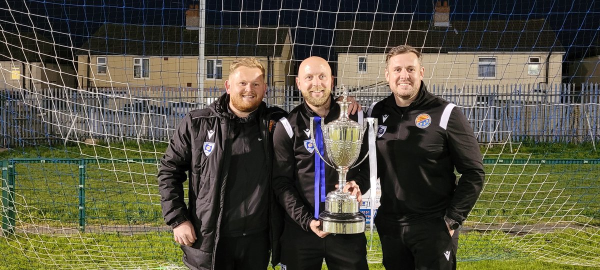 cammelllairdfc's tweet photo. Great Night at KRCT Ltd Stadium

Lairds running out 3 -0 winners
And securing the Wirral Senior Cup

Commiserations @capevillafc who thought hard on the evening.

#UpTheCammells https://t.co/YTpQNNX93I