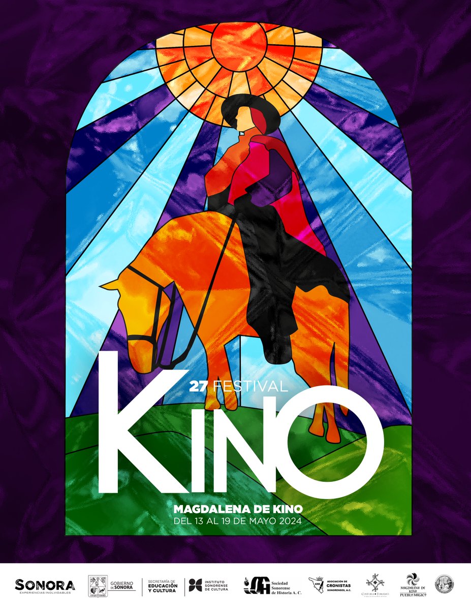 El tradicional #FestivalKino regresa con su edición 27 del 13 al 19 de mayo de 2024 con grandes artistas y con una gran variedad de actividades culturales.

Magdalena de Kino será sede del evento más importante para la difusión del patrimonio cultural, histórico y artístico de la…