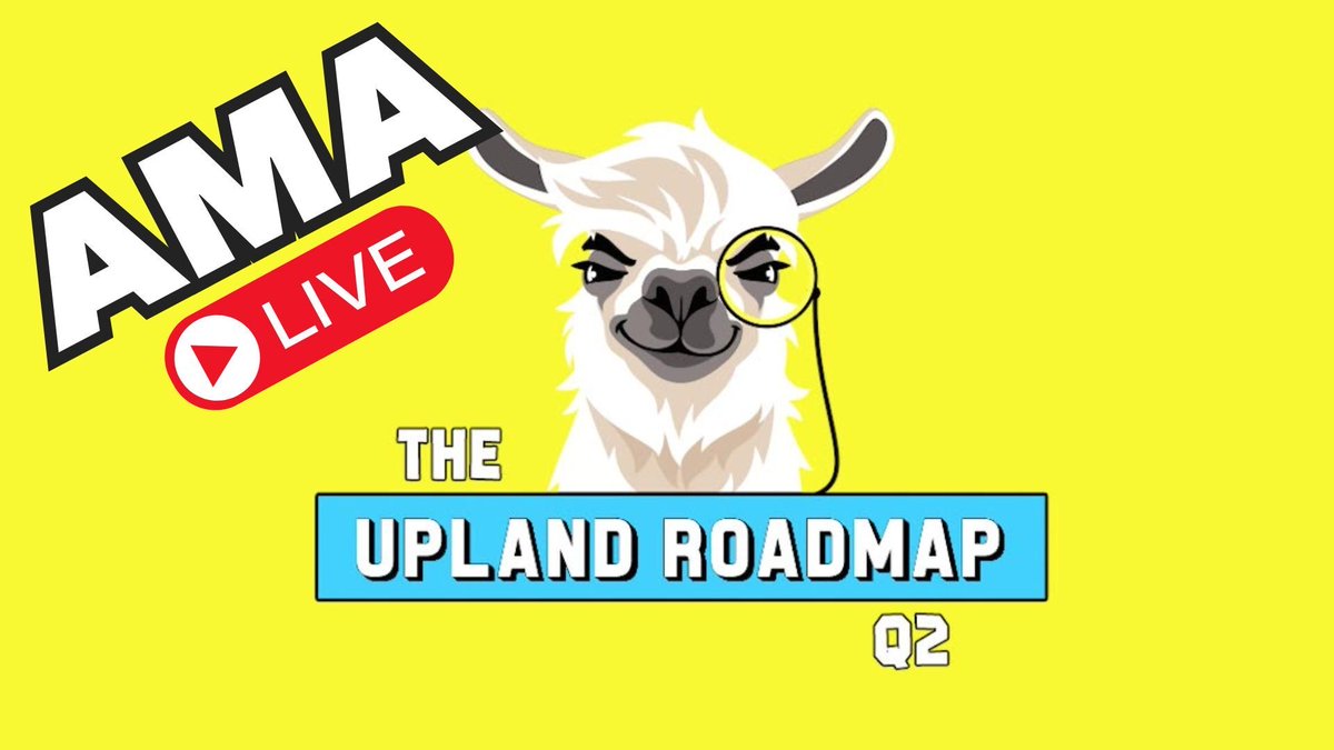 UplandMe's tweet photo. SAVE THE DATE: Q2 AMA AND COMMUNITY MEETUP!!

Join us LIVE in Upland City Center Plaza and on YouTube on Friday, April 26 at 9:30 am PT for the Q2 AMA!

After, join Upland team members for 'drinks' and conversation in City Center Plaza!

Catch it here: https://t.co/AOSDjHOczM https://t.co/hkXRLZ442E