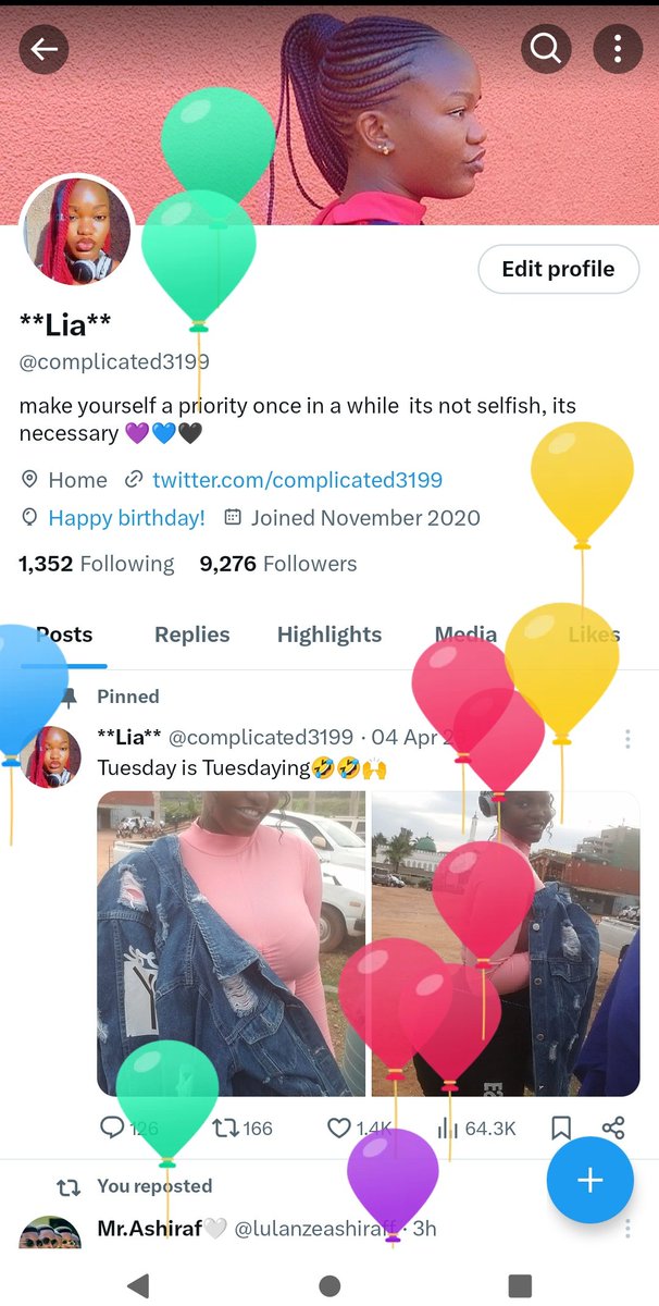 I got balloons
Thanks to the Almighty 💞💕nkuze🤣🤣🤣
