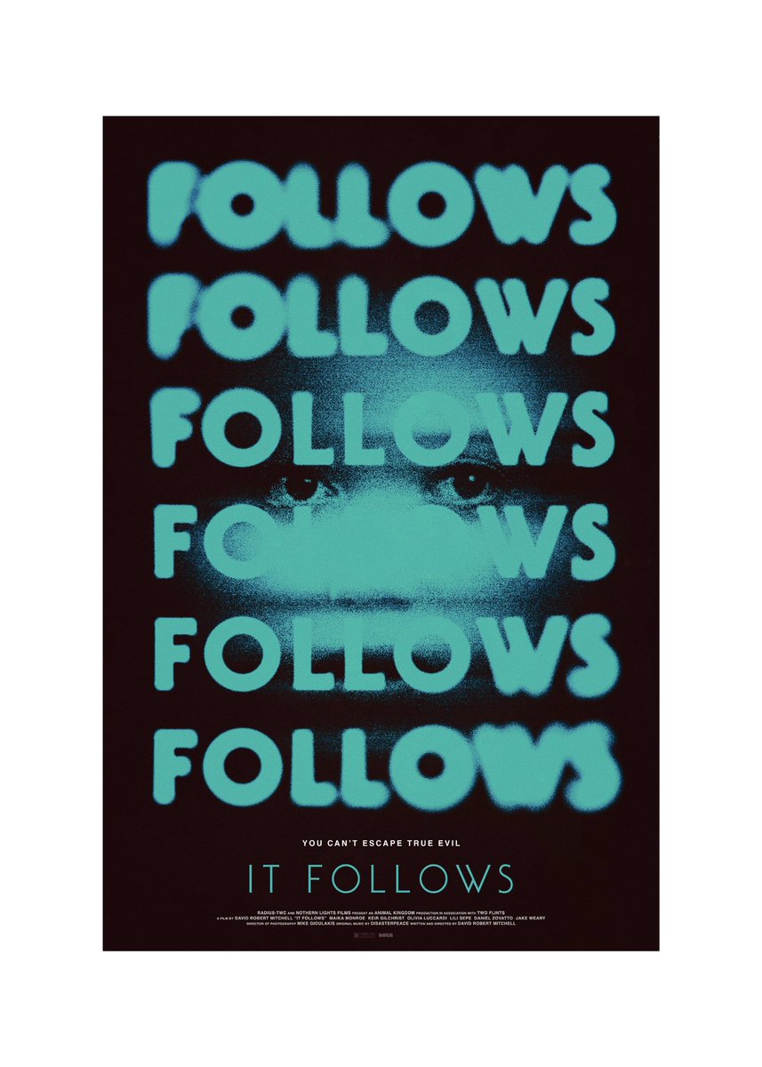 Alt poster for IT FOLLOWS (2014) #itfollows #horror #horrormovies #horrorposter #movie #movies #movieposter #poster #posterdesign #posterspy