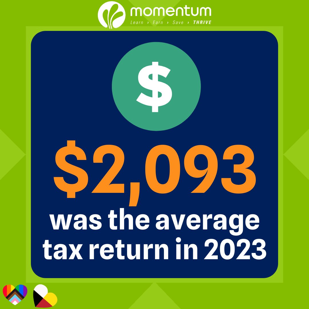 Did you know, in 2023 the average tax return was $2,093? This is extra money you could be accessing when you file your taxes! The deadline to file is next Tuesday. #fileyourtaxes #taxfiling