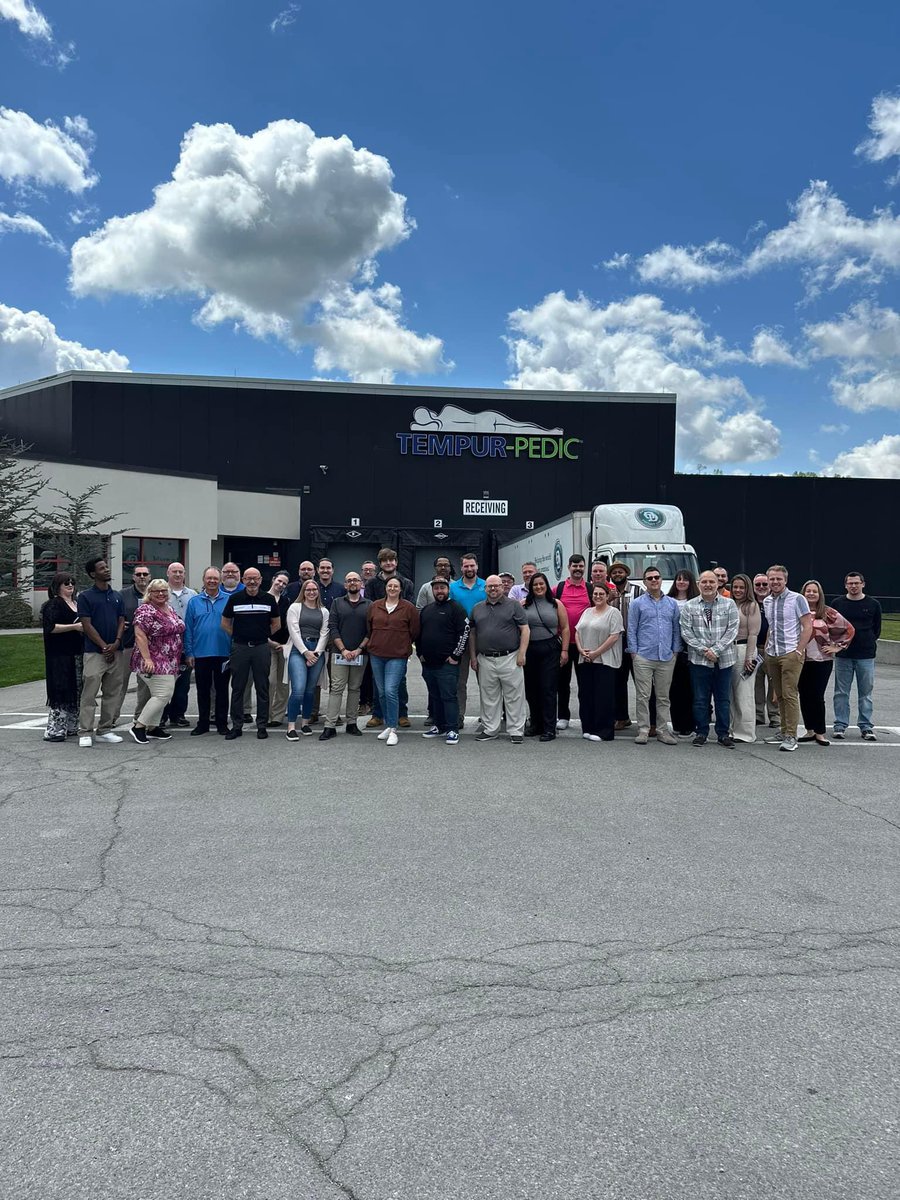 Tempur-pedic tour today!  Man was it awesome!  Thank you Providence for the opportunity to share with our Beckley customers the information we learned today