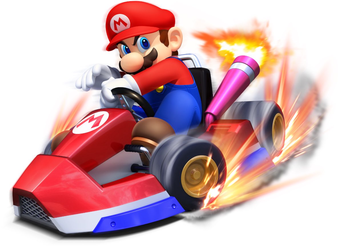 Mario drifting. - Mario Kart Arcade GP DX