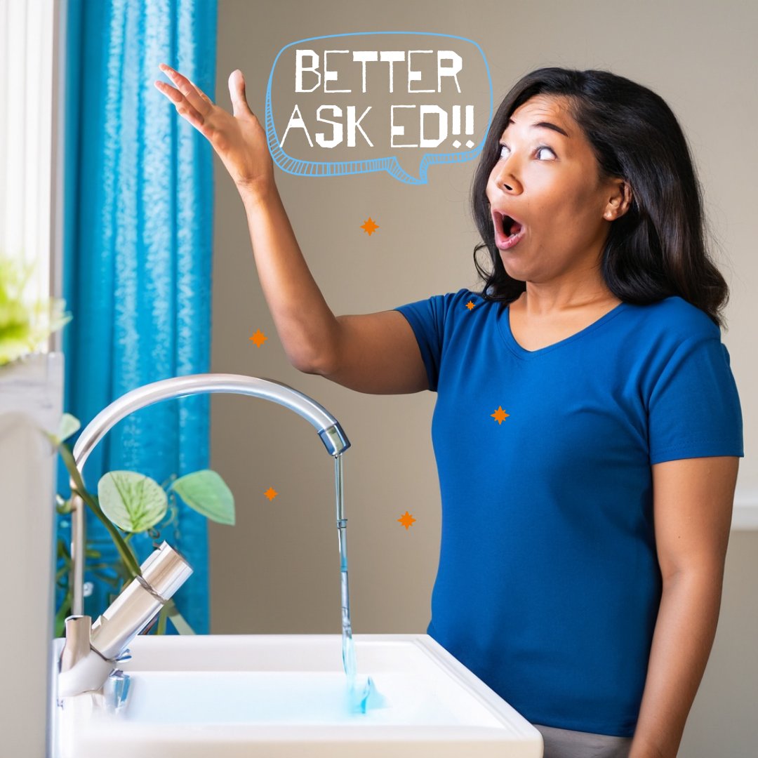 Why is my drinking water blue? Backflow, Cross-Contamination, Copper Pipe Corrosion, & Water Treatment Chemicals: consult a qualified licensed plumber or water quality expert like Wagner Inspection to ensure your water is safe for consumption. #waterquality #plumbing #watertest