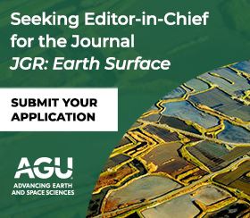 Are you interested in being the next Editor-in-Chief of @JGREarthSurface ? Apply now... and contact me if you would like to know more about serving in this role! agu.org/-/media/files/…