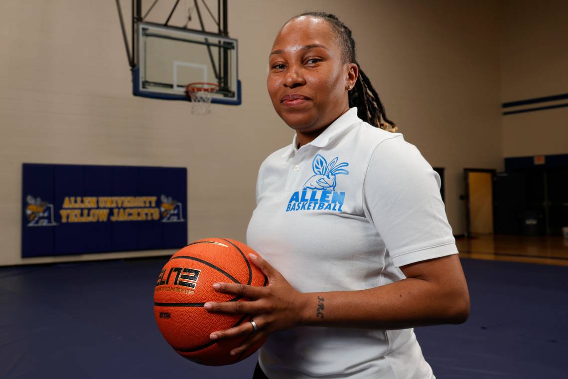 Allen University Olivia Gaines Allen University new head women’s basketball coach * Former 2x SEC and National Champion under SC Head Coach Dawn Staley