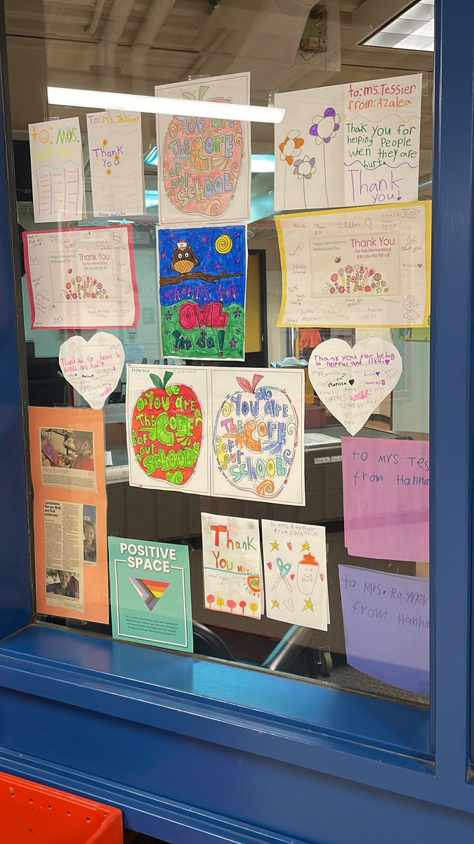 Today we shared our sincere gratitude for our wonderful office team of Ms. Tessier and Ms. Rayner. You are indeed the core of our school!