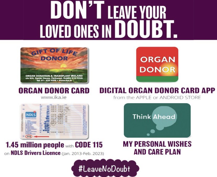 Renal Dietitian’s work within the MDT to optimise patients health for kidney transplant suitability. Each transplant is a new beginning for our patients & their families⭐️ We can all become organ donors, to find out more visit Ika.ie/donorweek @IrishKidneyAs #LeaveNoDoubt