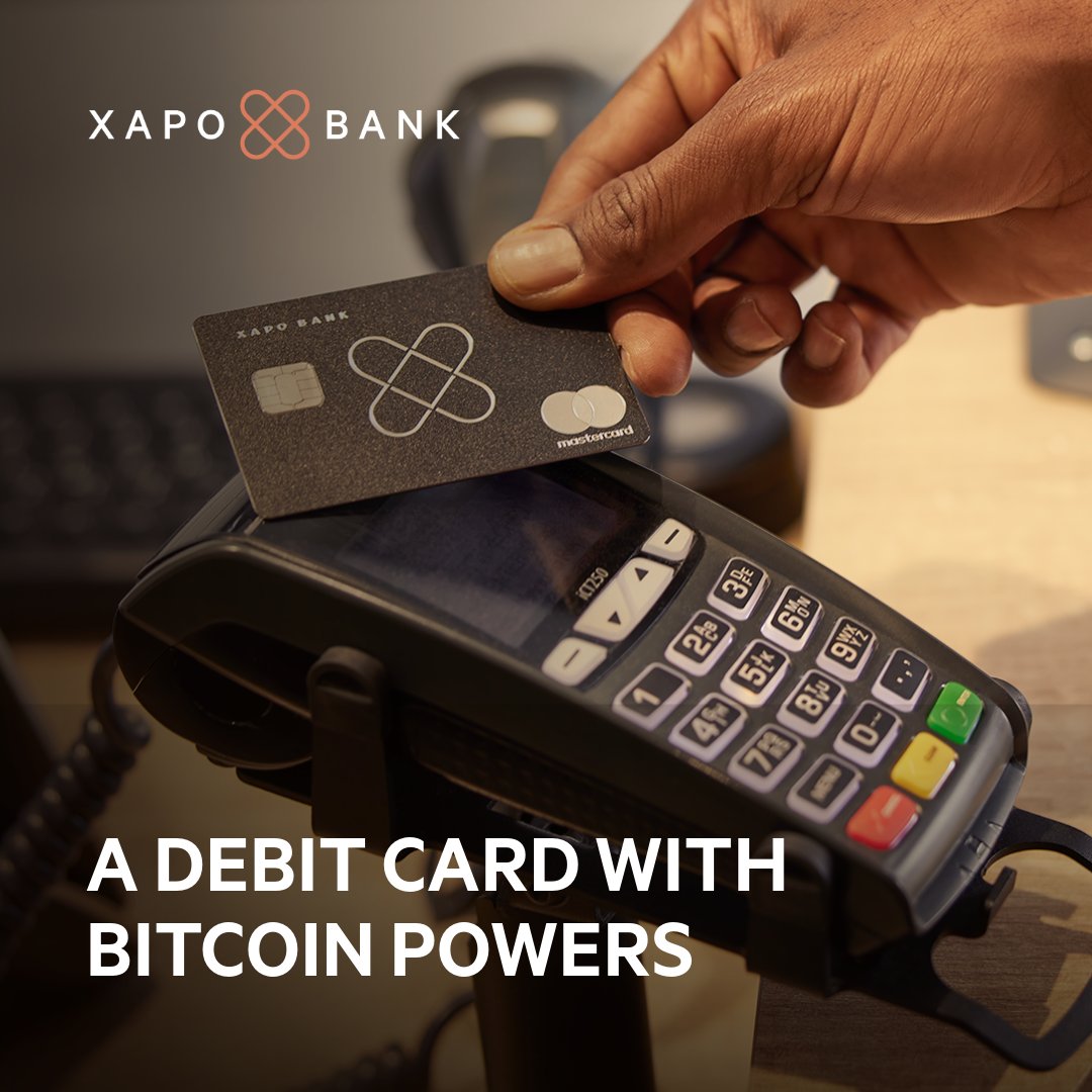 💳 Turn your debit card into a #Bitcoin card. With a Xapo Bank debit card,  make seamless global payments in USD and #BTC. Plus, enjoy zero FX fees and  cashback paid in
