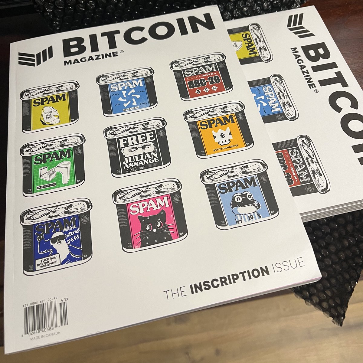 Holy shit this looks awesome! My Op-Ed about Bitcoin Stamps! Great type-setting and design @BitcoinMagazine. Thanks again for the opportunity @markgoodw_in @DavidFBailey