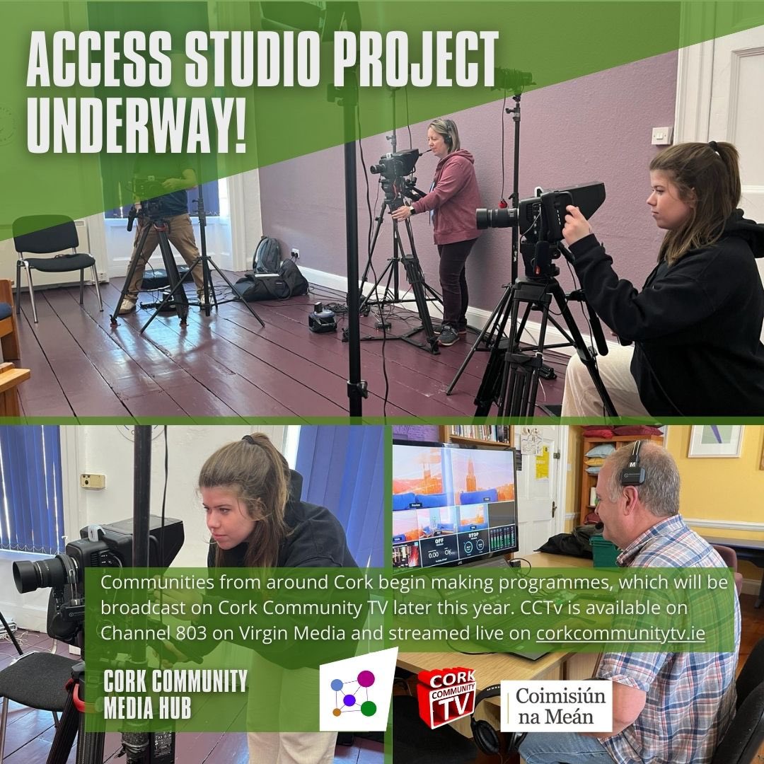 Cork Community Media Hub (@hubcork2024) on Twitter photo Great to get this project started. Thanks to <a href="/SVCCork/">Sexual Violence Centre Cork</a> for hosting us in your Community Hub! Programmes will be broadcast on <a href="/CorkCommunityTv/">Cork Community Tv</a> later this year - details to follow Great to get this project started. Thanks to <a href="/SVCCork/">Sexual Violence Centre Cork</a> for hosting us in your Community Hub! Programmes will be broadcast on <a href="/CorkCommunityTv/">Cork Community Tv</a> later this year - details to follow
